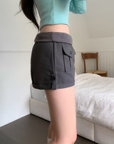 Oko Pocket Banding Roll-up Shorts
