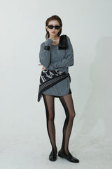 ULTRA WARM LONG T-SHIRT_MELANGE GRAY