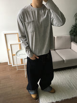Pocket Crop Long Sleeve
