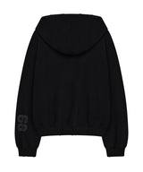 mid horse zip up (black)