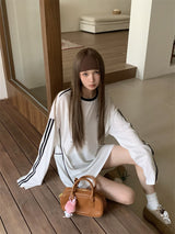 ユニフォームボックスホワイトロングスリーブTシャツ