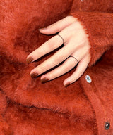 skein black ring(2set)