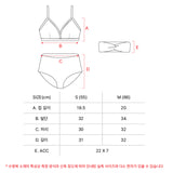 ITALIAN CRINKLE STRING BIKINI SET UP