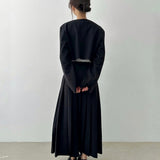 Button Cropped Jacket