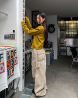 [U-BASIC/wool30%] Autumn デイリーラウンドカーディガン