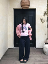 Tiny Summer Comes Strar レタリング半袖Tシャツ