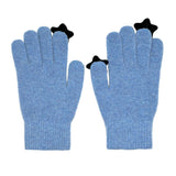 Star Wool Gloves [Blue]
