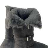 Moufee Fur-Lined Belted Long Ugg Boots