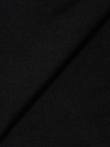 SLIM LONG BUTTON HOODIE TOP(BLACK)