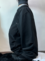 アンバランスドカーゴヒップパッチロングパンツ🤍🩶🖤3カラー