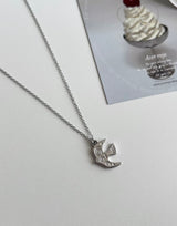 brd Lovely Bird Stainless Steel Lucky New Long Beads Layered Coin Luck Necklace