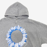 (Unisex) キアンフラワーフーディドTシャツ