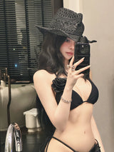  Black rose bikini