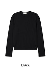 キアンワッフルクロップド長袖Tシャツ