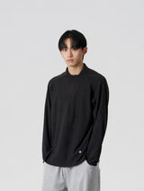 FMACM ダイヤモンド フリースハーフジップ ロングスリーブTシャツ