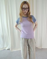 ヘザーラグラン ショートスリーブTシャツ