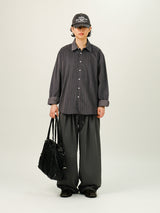 LL Stripe Pattern Long Shirts