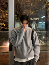  Logane Drake Cash-Like Half Zip-Up Knit