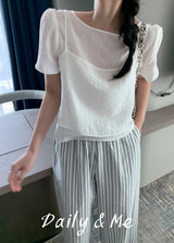 layered blouse(2color)
