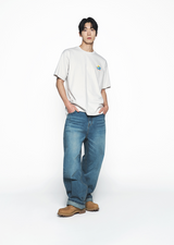 25SS CLAY ALIEN SHORT SLEEVE T-SHIRT LIGHT GREY