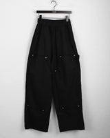 Penf Carpenter Damaged Wide Cotton Pants