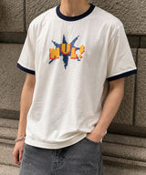 ピクセル NUL リンガーTシャツ - 4COLOR