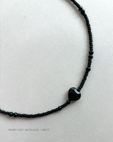 [Matt] Heart Dot Necklace