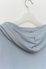 (W) Seal Sheer Hooded Top