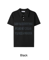 Tide Slim Lettering Collar Tee