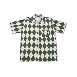ARGYLE FUNK HALF SHIRTS GREEN