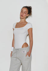 Athletic bodysuit - white