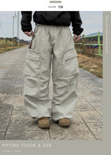 Zeka Zip Cargo Wide Pants