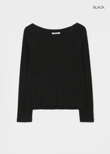 [MADE] Berun Wide Neck Long Sleeve Tee