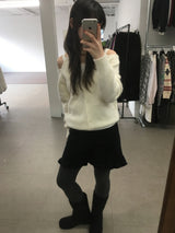 Whistle Angora Halter Neck Cardigan (3color)