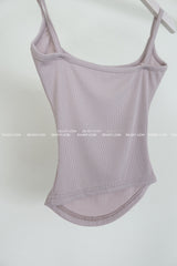 Rocky Deep Round Ribbed Sleeveless