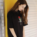 Tulip artwork T-shirt (2color)