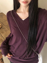 セナ Vネック ミニ ドレス Tシャツ