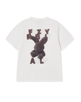 25FW WOMAN ファジーフォントラビット半袖Tシャツ