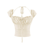 Nerissa Mesh Puff Blouse