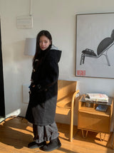 Kithe Quilted Hood Duffel Long Coat
