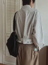Fears Tie ストラップクロップシャツ