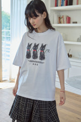 26SS★ Ghosty Cats Short Sleeve Tee