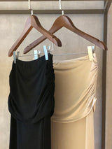 Jelly Shirring Long Skirt