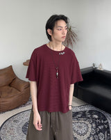 Kenny Drawing Embroidered Short Sleeve T-shirt