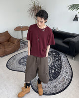 Kenny Drawing Embroidered Short Sleeve T-shirt