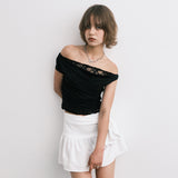 lace duo t (black)