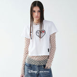 DISNEY i LOVE 101 DALMATIAN CROP TOP_BLACK