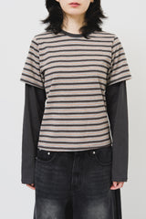 (W) Pepper Layered Longsleeve (2color)