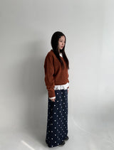Husit Color Wool V-Neck Knit