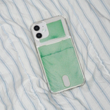 Pocket phone case [Green bedding]